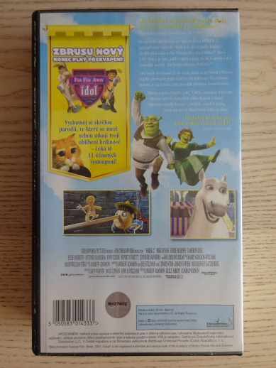 SHREK 2, VHS VIDEOKAZETA