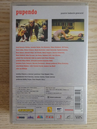 PUPENDO, VHS VIDEOKAZETA