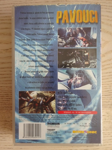 PAVOUCI, VHS VIDEOKAZETA