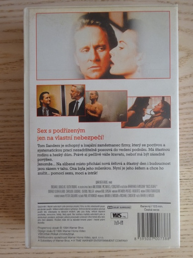 SKANDÁLNÍ ODHALENÍ, VHS VIDEOKAZETA
