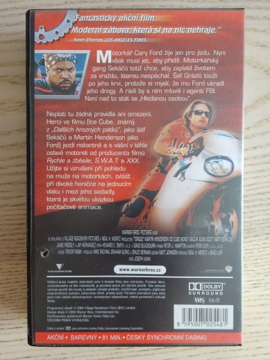 TORQUE, OHNIVÁ KOLA, VHS VIDEOKAZETA