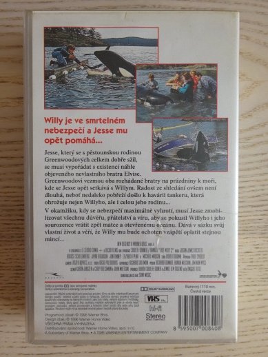 ZACHRAŇTE WILLYHO 2, VHS VIDEOKAZETA
