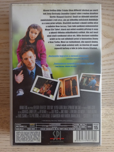 TÁTA NA PLNÝ ÚVAZEK, VHS VIDEOKAZETA