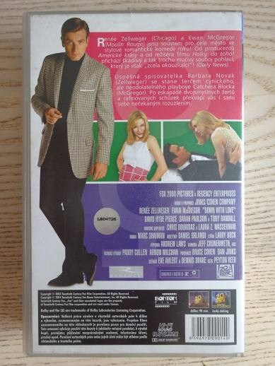 KAŠLU NA LÁSKU, VHS VIDEOKAZETA