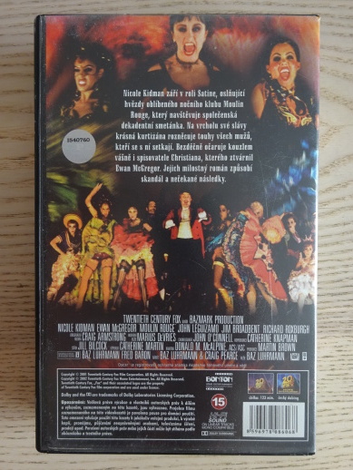 MOULIN ROUGE, VHS VIDEOKAZETA
