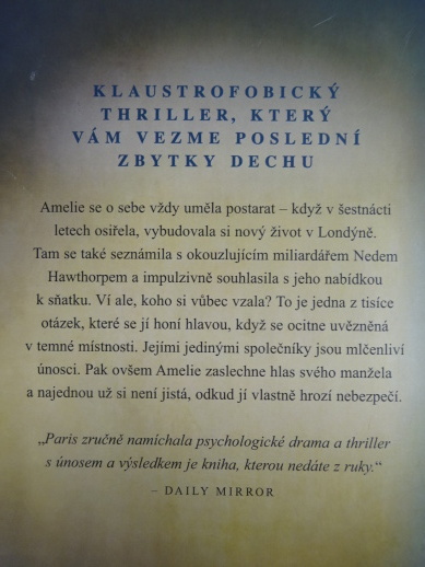 VĚZEŇKYNĚ, B. A. PARIS, **an