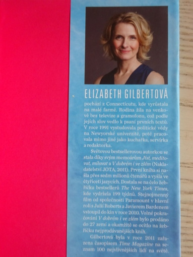 VELKÉ KOUZLO, ELIZABETH GILBERTOVÁ, **an