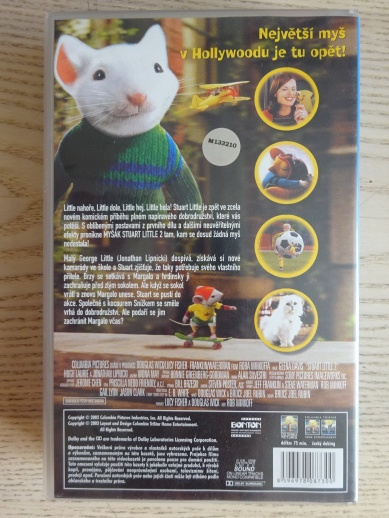 MYŠÁK STUART LITTLE 2, VHS VIDEOKAZETA