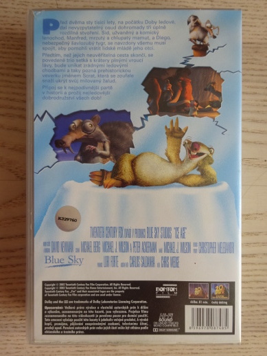 DOBA LEDOVÁ, VHS VIDEOKAZETA