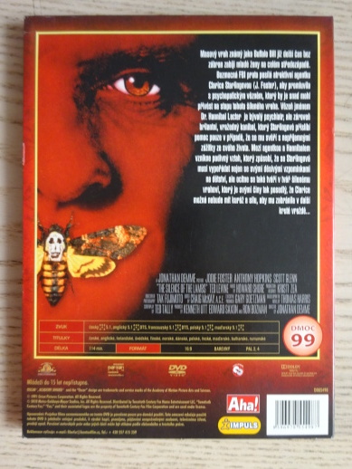 MLČENÍ JEHŇÁTEK, DVD FILM