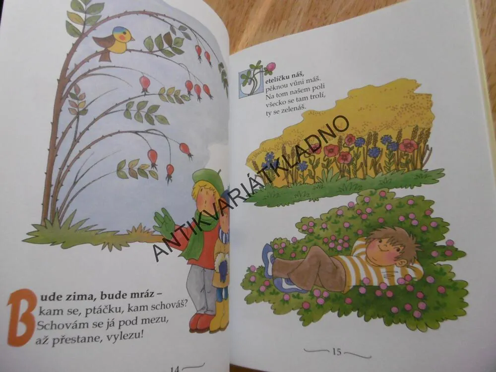 SLUNÍČKO ZACHÁZÍ ZA HORY, ŘÍKADLA PRO NEJMENŠÍ, EDITA PLICKOVÁ