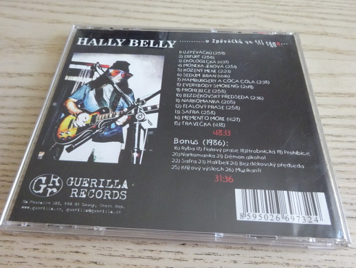 HALLY BELLY... U ZPĚVÁČKŮ VE TŘI RÁNO, CD HUDBA