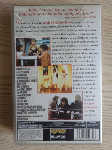 KLUB ODLOŽENÝCH ŽEN, VHS