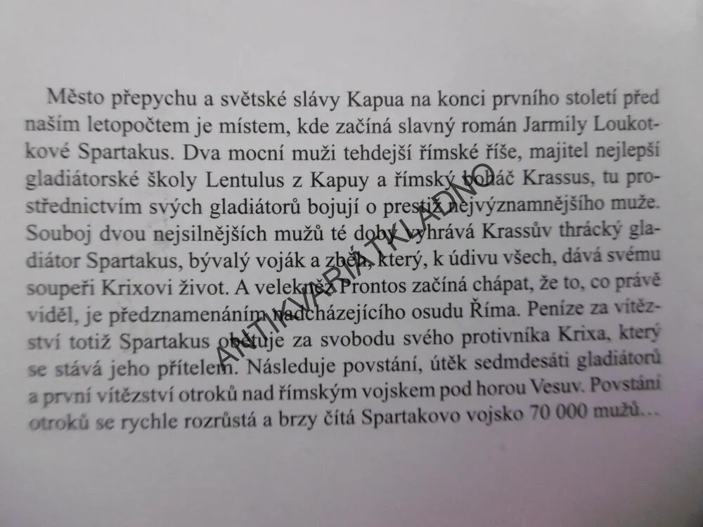 SPARTAKUS, 1-2, JARMILA LOUKOTKOVÁ