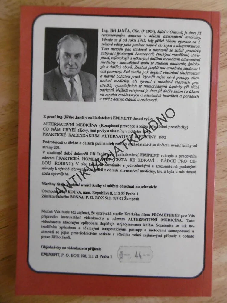 REFLEXNÍ TERAPIE, JIŘÍ JANČA, **an