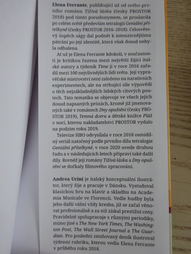 PŘÍLEŽITOSTNÉ NÁPADY, ELENA FERRANTE, **an