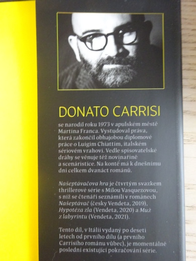 NAŠEPTÁVAČOVA HRA, DONATO CARRISI, **an