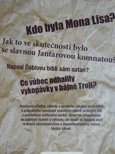 UKRADENÁ MONA LISA A DALŠÍ NEJSLAVNĚJŠÍ LOUPEŽE UMĚLECKÝCH DĚL, PETR VOKÁČ, **an