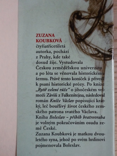 BOLESLAV, PŘÍBĚH BRATROVRAHA, ZUZANA KOUBKOVÁ, **an