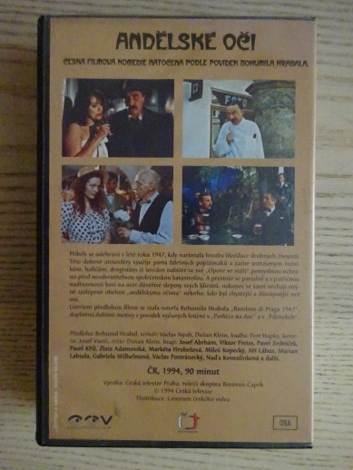 ANDĚLSKÉ OČI, VHS VIDEOKAZETA