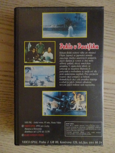 PEKLO V PACIFIKU, VHS VIDEOKAZETA