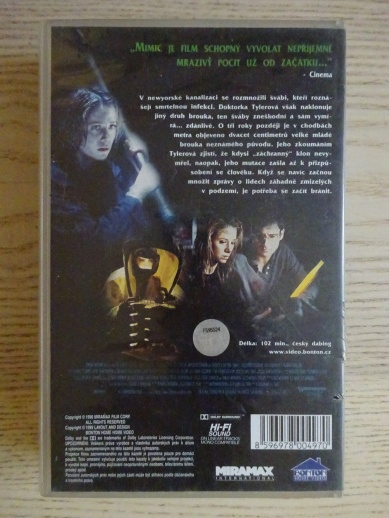 MIMIC, VHS VIDEOKAZETA