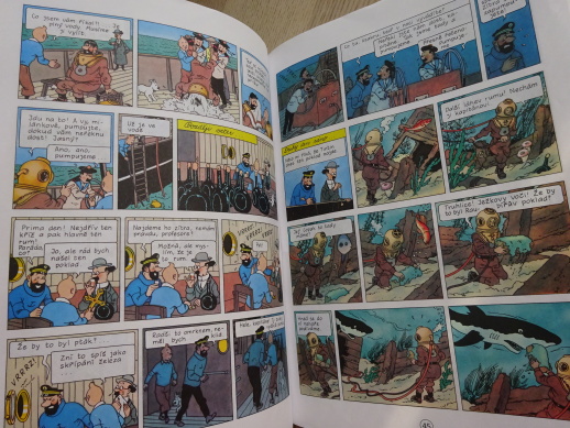 POKLAD RUDÉHO RAUBÍŘE, DOBRODRUŽSTVÍ TINTINA, HERGÉ, **an