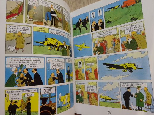 TINTINOVA DOBRODRUŽSTVÍ, ŽEZLO KRÁLE OTTOKARA, HERGÉ, **an