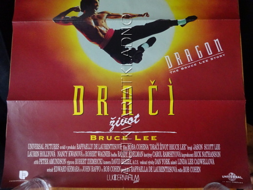 DRAČÍ ŽIVOT BRUCE LEE, JASON SCOTT LEE, PLAKÁT 30C