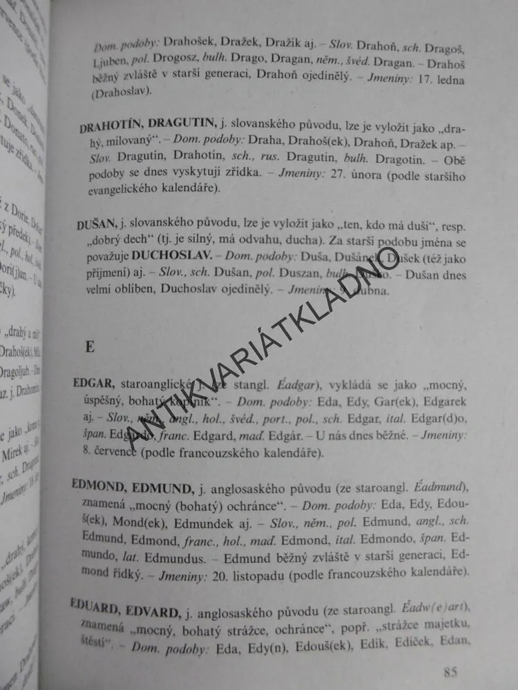 JAK SE BUDE VAŠE DÍTĚ JMENOVAT? MILOSLAVA KNAPPOVÁ