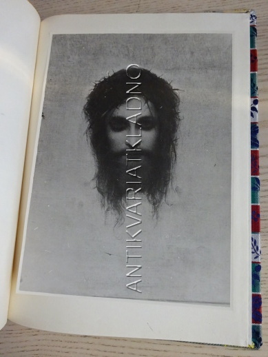 JEŽÍŠ KRISTU DLE SLAVNÉHO OBRAZU BELGICKÉHO AKADEMICKÉHO MALÍŘE GABRIELA MAXE, AUTOGRAM STAŇKOVSKÝ, **an