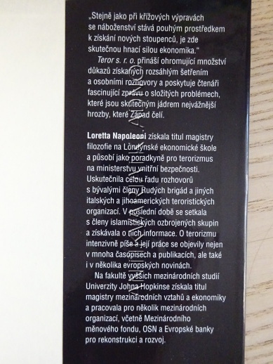 TEROR S. R. O., LORETTA NAPOELONI, **an