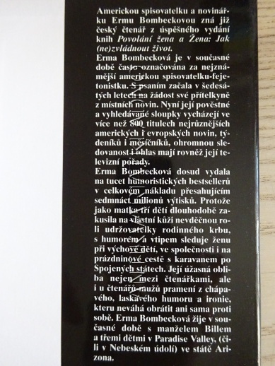 SVÁTOST MANŽELSTVÍ, ERMA BOMBECKOVÁ, **an