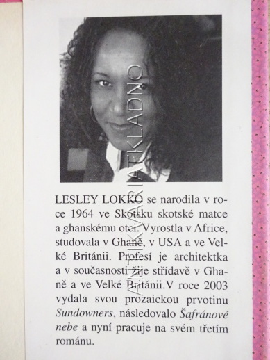 ŠAFRÁNOVÉ NEBE, LESLEY LOKKO, **an