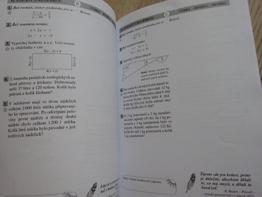 ROVNICE, SLOVNÍ ÚLOHY, MATEMATIKA