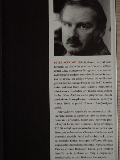 GOLEM Z LONDÝNSKÝCH DOKŮ, PETER ACKROYD, **an