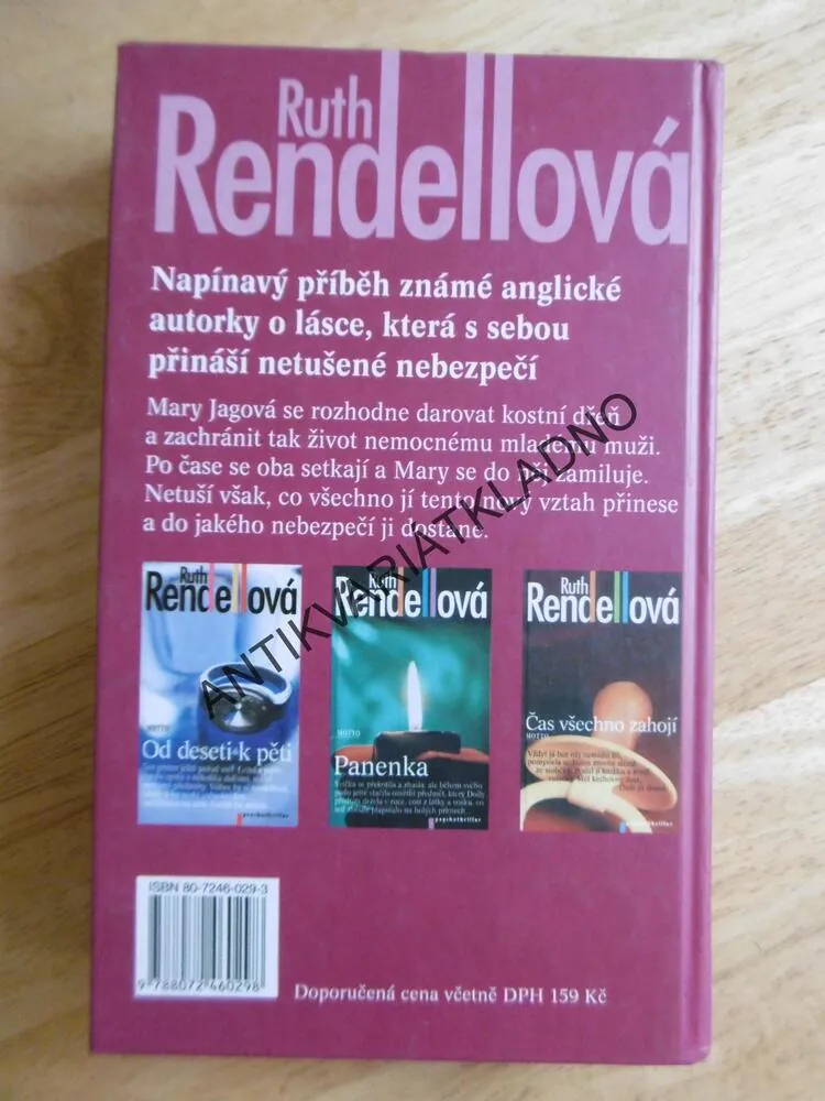NA KAŽDÉHO JEDNOU DOJDE, RUTH RENDELLOVÁ, **an