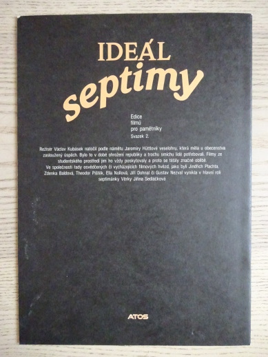IDEÁL SEPTIMY, EDICE FILMŮ PRO PAMĚTNÍKY, **an