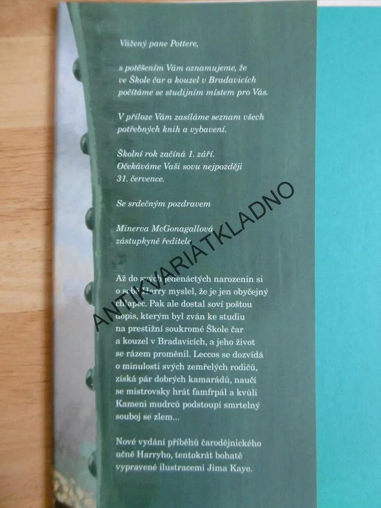HARRY POTTER A KÁMEN MUDRCŮ, J.K. ROWLINGOVÁ, JIM KAY, **an
