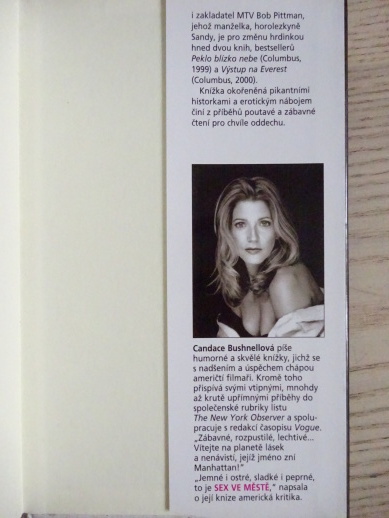 SEX VE MĚSTĚ, CANDANCE BUSHNELLOVÁ, **an