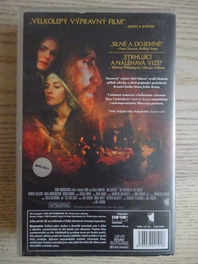 UMUČENÍ KRISTA, VHS VIDEOKAZETA