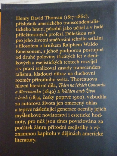 TOULKY PŘÍRODOU, HENRY DAVID THOREAU, **an