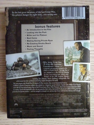 SAVING PRIVATE RYAN, ZACHRAŇTE VOJÍNA RYANA, DVD FILM