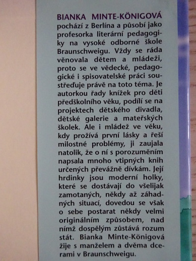 HÁDANKA PRO ZAMILOVANÉ, BIANKA MINTE-KÖNIGOVÁ, **an