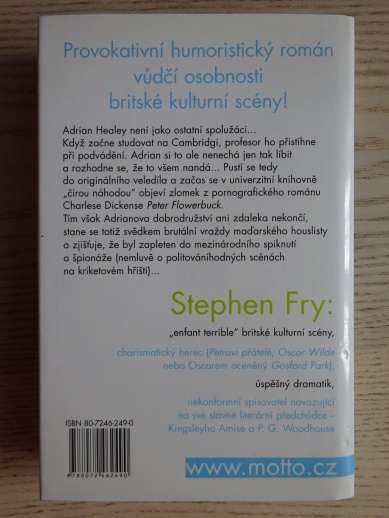 LHÁŘ, STEPHEN FRY, **an
