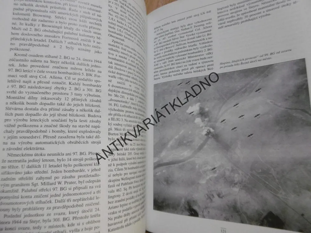 OPERACE ARGUMENT, SESTŘELENÍ AMERICKÝCH BOMBARDÉRŮ, FOUD,KOLOUCH