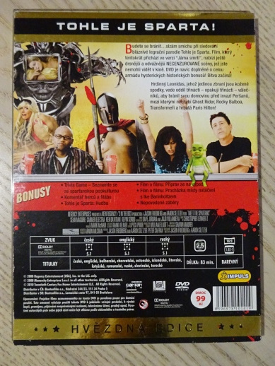 TOHLE JE SPARTA!, DVD FILM