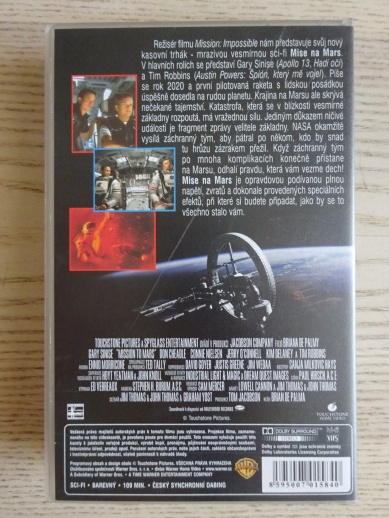 MISE NA MARS, VHS VIDEOKAZETA