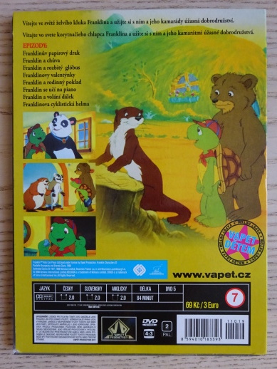FRANKLIN A JEHO DOBRODRUŽSTVÍ 5, DVD POHÁDKA