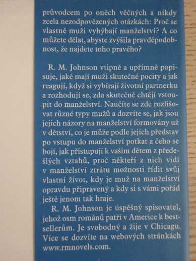 PROČ SE MUŽI DĚSÍ MANŽELSTVÍ, R. M. JOHNSON, **an